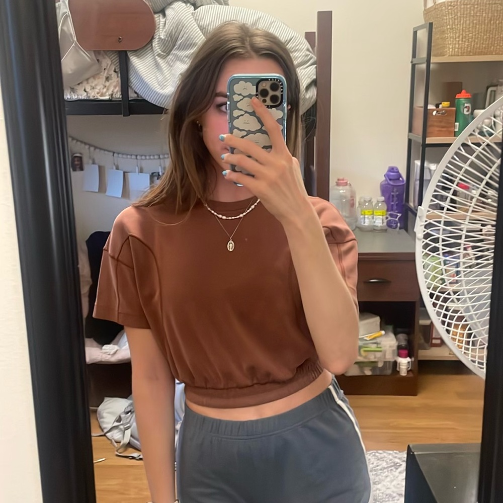 UNAVAILABLE! Lululemon Cropped Sofstreme Tee